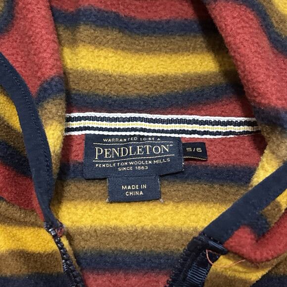Pendleton 5/6 Zion National Park Jacket Fleece Striped youth kids boy girl - Picture 2 of 5